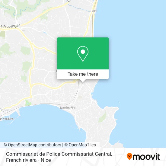 Commissariat de Police Commissariat Central map