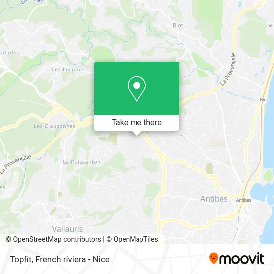 Topfit map