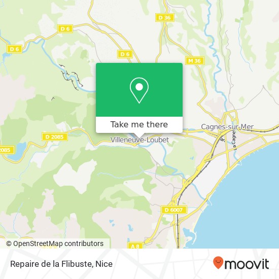 Mapa Repaire de la Flibuste