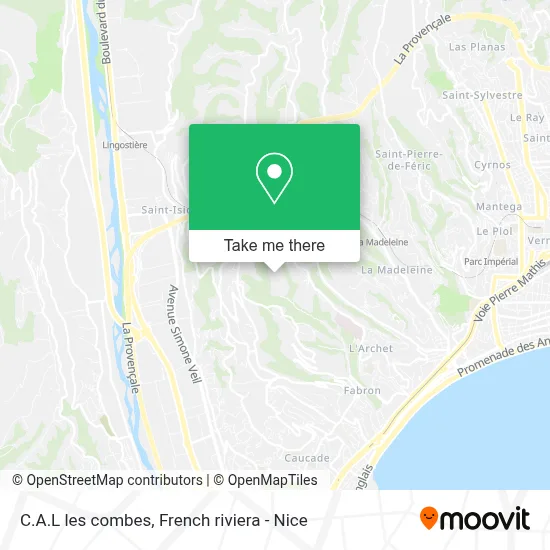 C.A.L les combes map