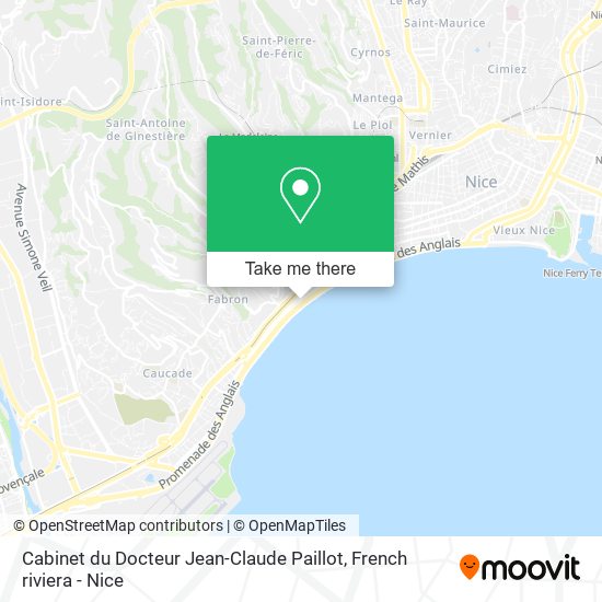 Mapa Cabinet du Docteur Jean-Claude Paillot