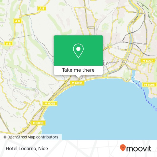 Hotel Locarno map