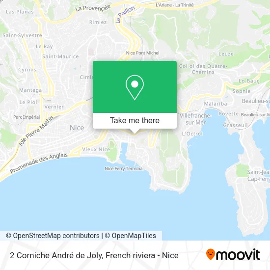 2 Corniche André de Joly map