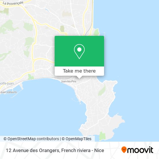 12 Avenue des Orangers map