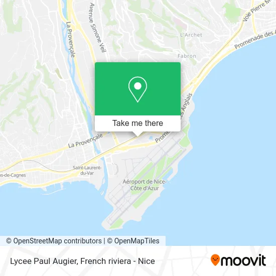 Lycee Paul Augier map