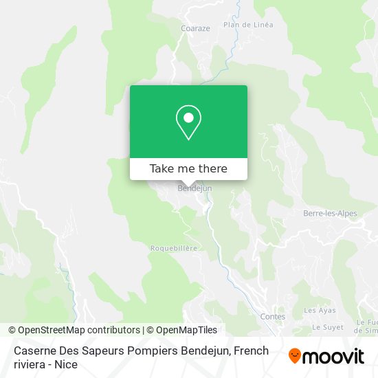 Caserne Des Sapeurs Pompiers Bendejun map