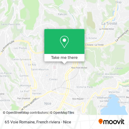 65 Voie Romaine map