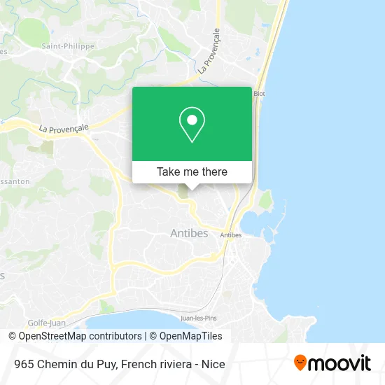 965 Chemin du Puy map