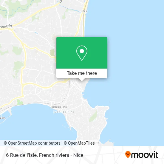 6 Rue de l'Isle map