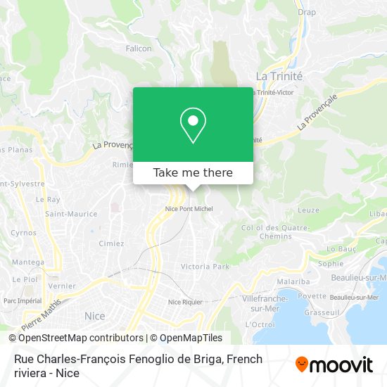 Mapa Rue Charles-François Fenoglio de Briga