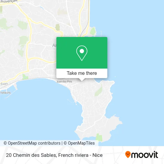 20 Chemin des Sables map