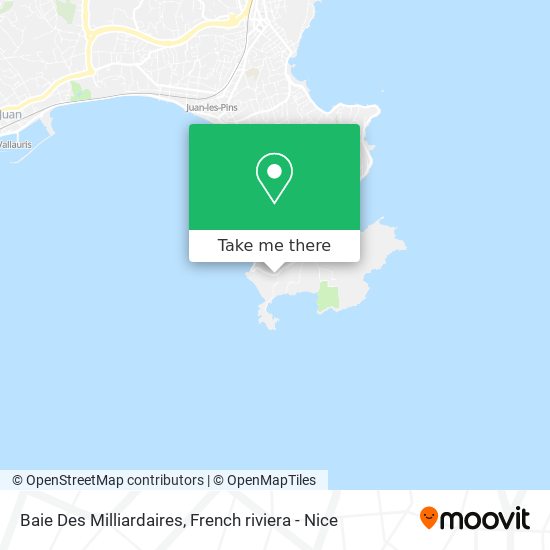 Baie Des Milliardaires map