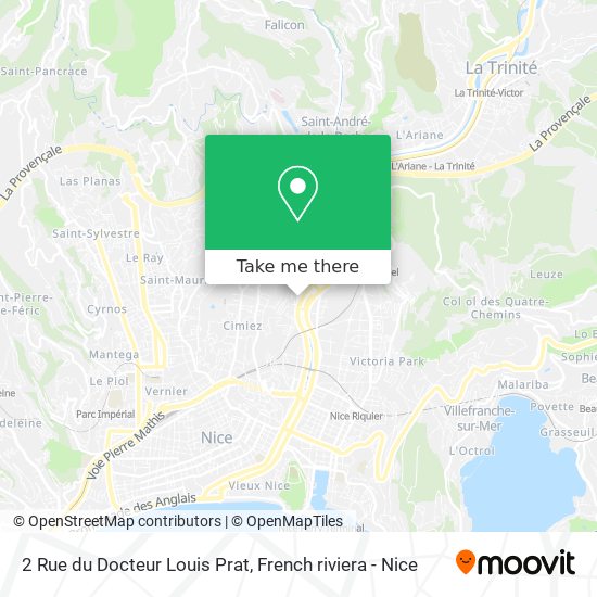 2 Rue du Docteur Louis Prat map