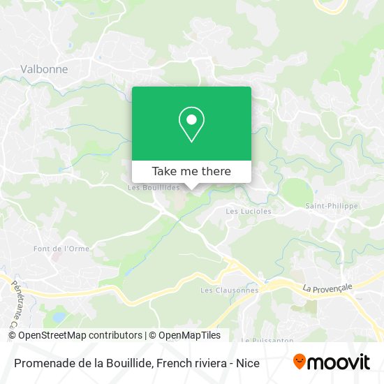 Promenade de la Bouillide map