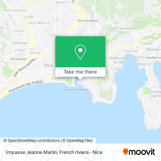 Mapa Impasse Jeanne Marlin