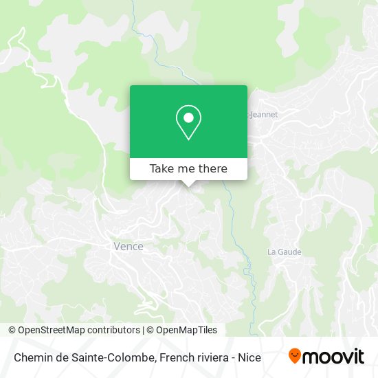 Chemin de Sainte-Colombe map