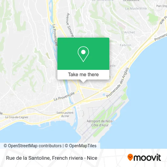 Rue de la Santoline map