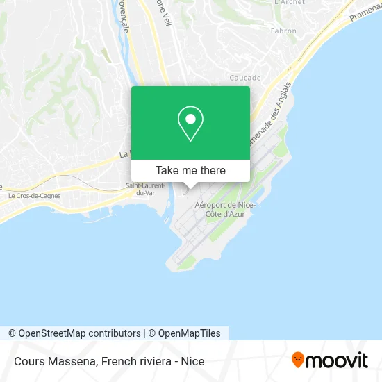 Cours Massena map