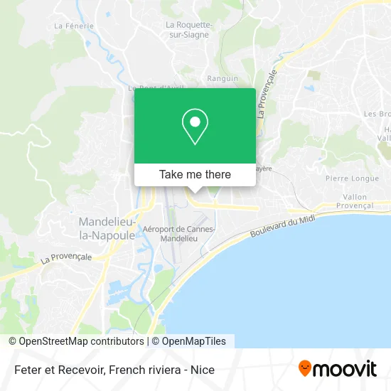 Feter et Recevoir map