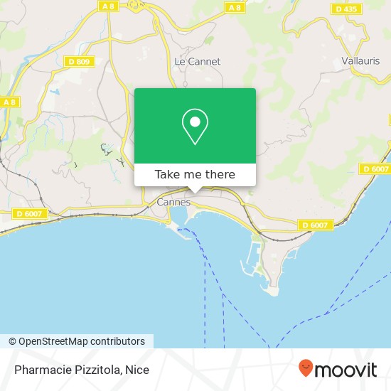 Pharmacie Pizzitola map