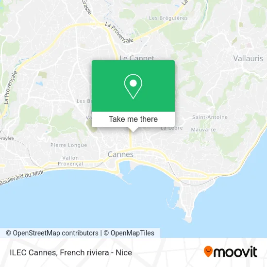 ILEC Cannes map