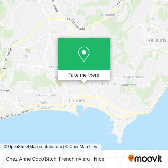 Chez Anne Coco'Bitch map