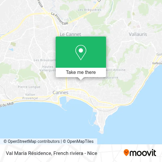 Val Maria Résidence map