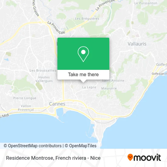 Residence Montrose map