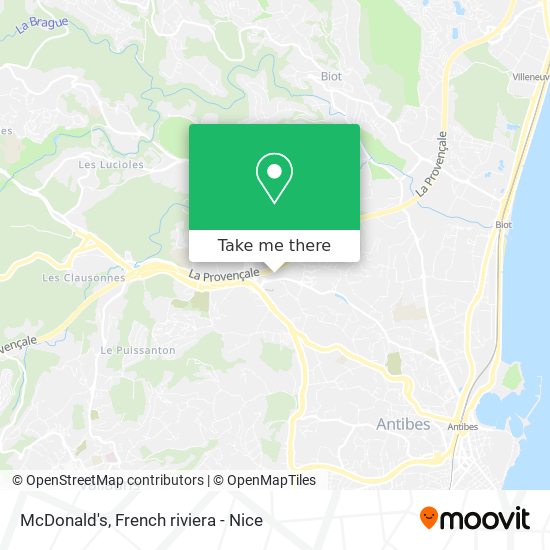 McDonald's map