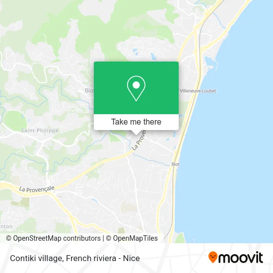 Contiki village map