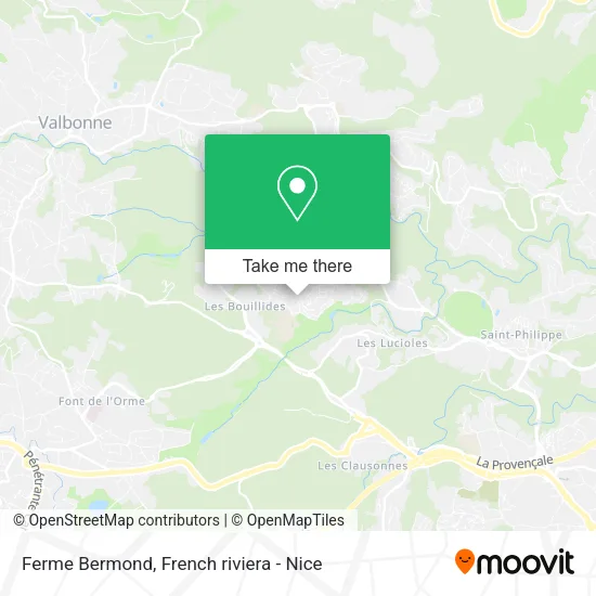 Ferme Bermond map