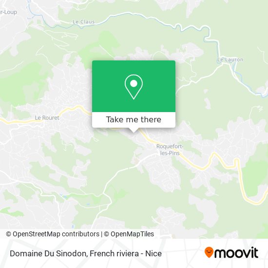 Mapa Domaine Du Sinodon