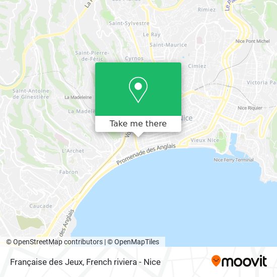 Française des Jeux map