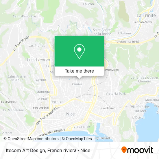 Itecom Art Design map