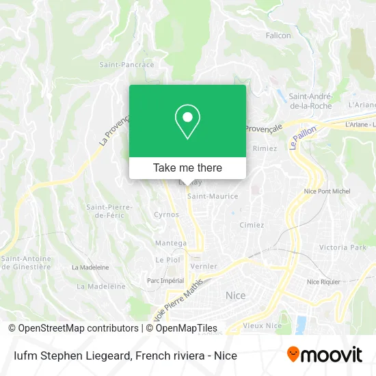 Iufm Stephen Liegeard map