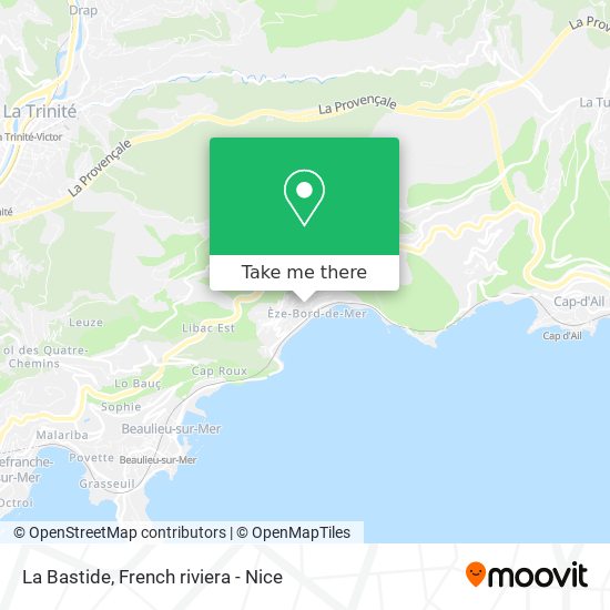 La Bastide map