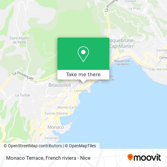 Monaco Terrace map