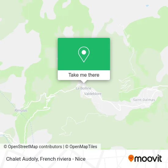 Chalet Audoly map