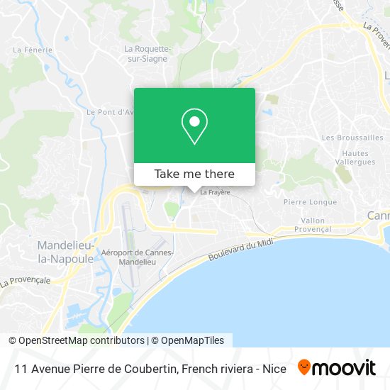 11 Avenue Pierre de Coubertin map