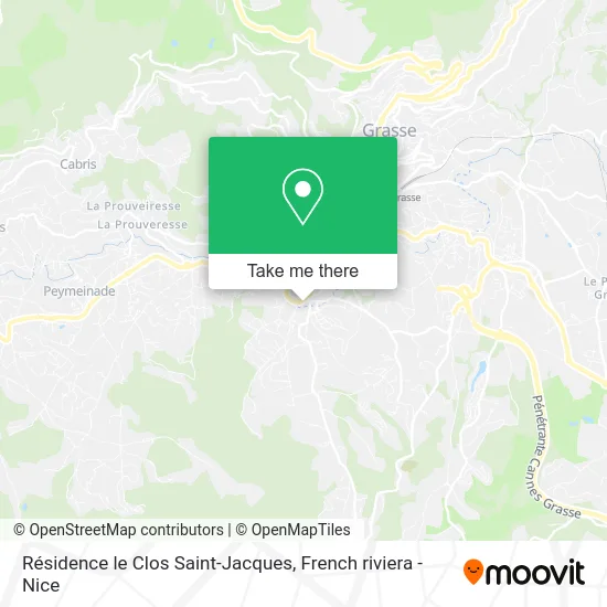 Résidence le Clos Saint-Jacques map