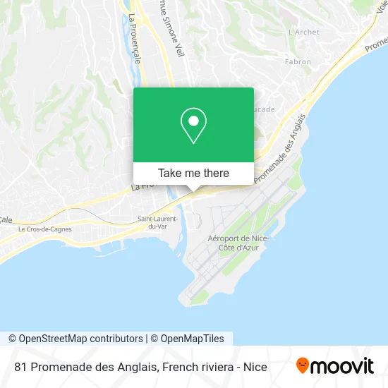 81 Promenade des Anglais map