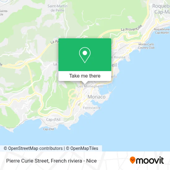 Rue Pierre Curie map