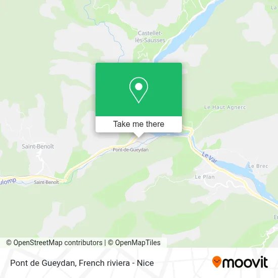 Pont de Gueydan map
