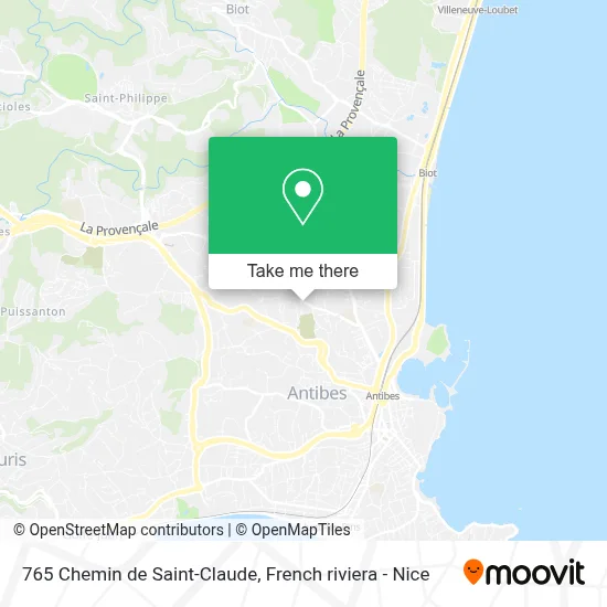 765 Chemin de Saint-Claude map
