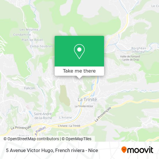 5 Avenue Victor Hugo map