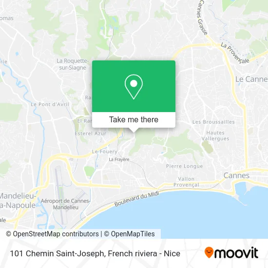 101 Chemin Saint-Joseph map