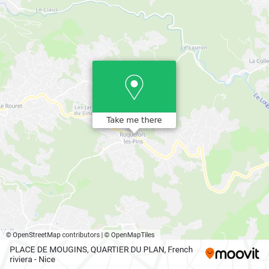 PLACE DE MOUGINS, QUARTIER DU PLAN map