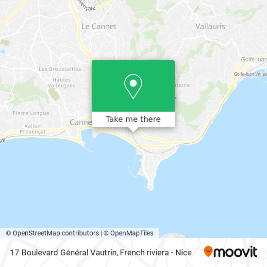 Mapa 17 Boulevard Général Vautrin