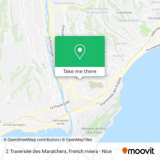 2 Traversée des Maraîchers map