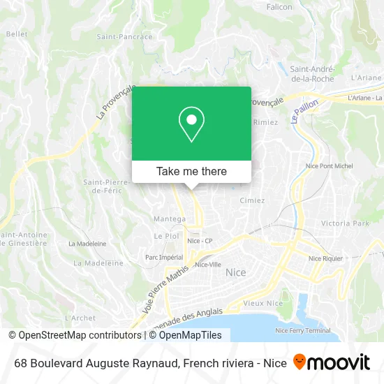 68 Boulevard Auguste Raynaud map